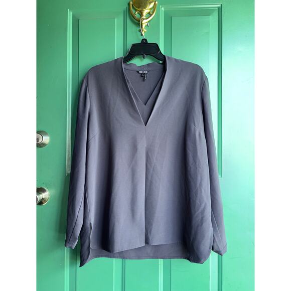 Nic & Zoe large slate gray beautiful top - Picture 1 of 7